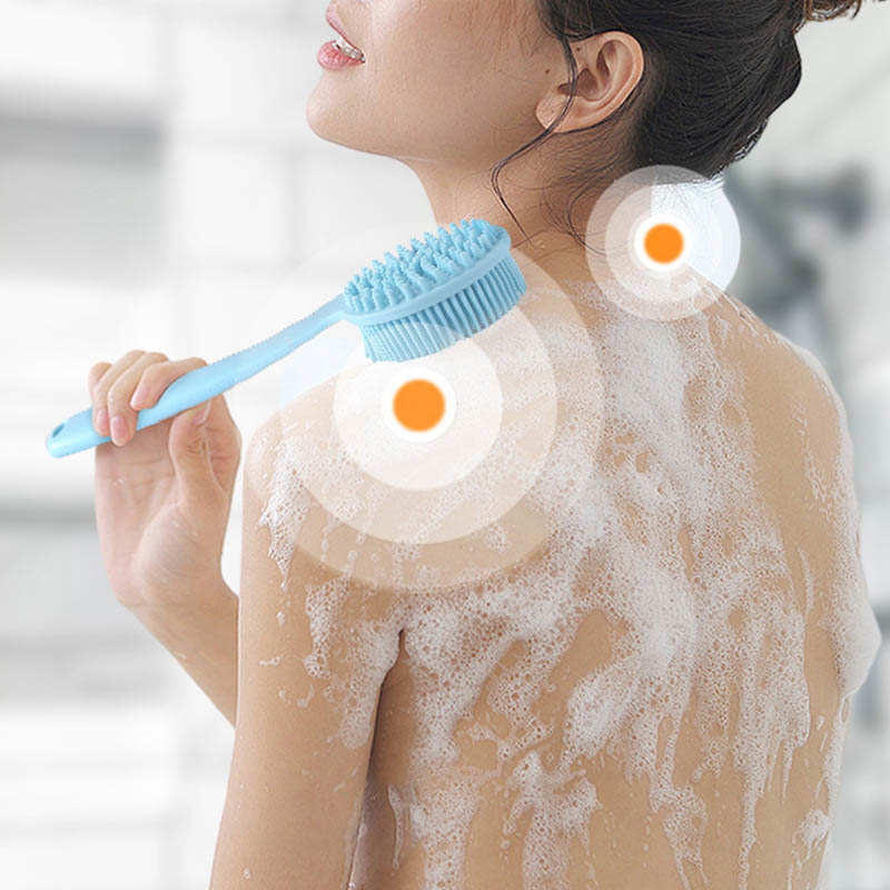 Silicone bath brush